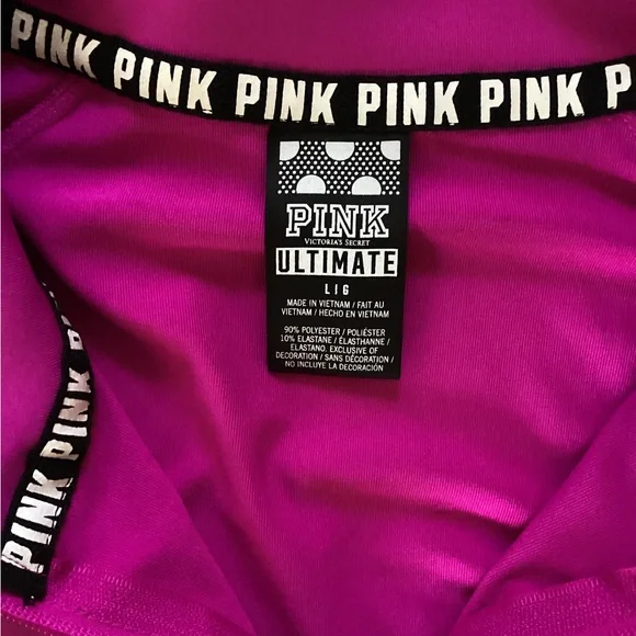 PINK Victoria’s Secret Ultimate Quarter Zip Pullover - Picture 3 of 3